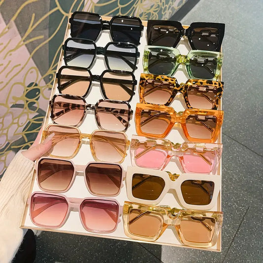 Classic Trendy Square Frame Glasses