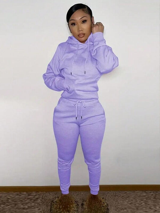 Drawstring Hoodie & Sweatpants